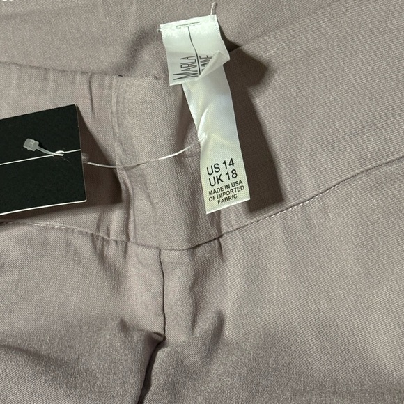 Marla Wynne Soft Lavender Capri Stretch Pants Size 14 🆕 - Picture 5 of 8